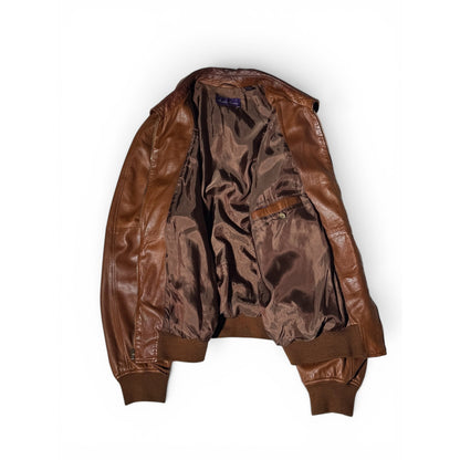 Ralph Lauren Purple Label Lambskin Leather Jacket