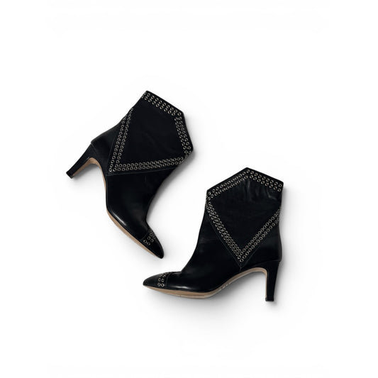 Isabel Marant Studded Leather Ankle Boots