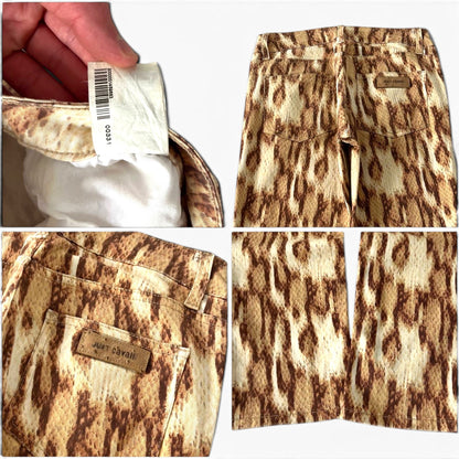 Just Cavalli Snake Print Jeans