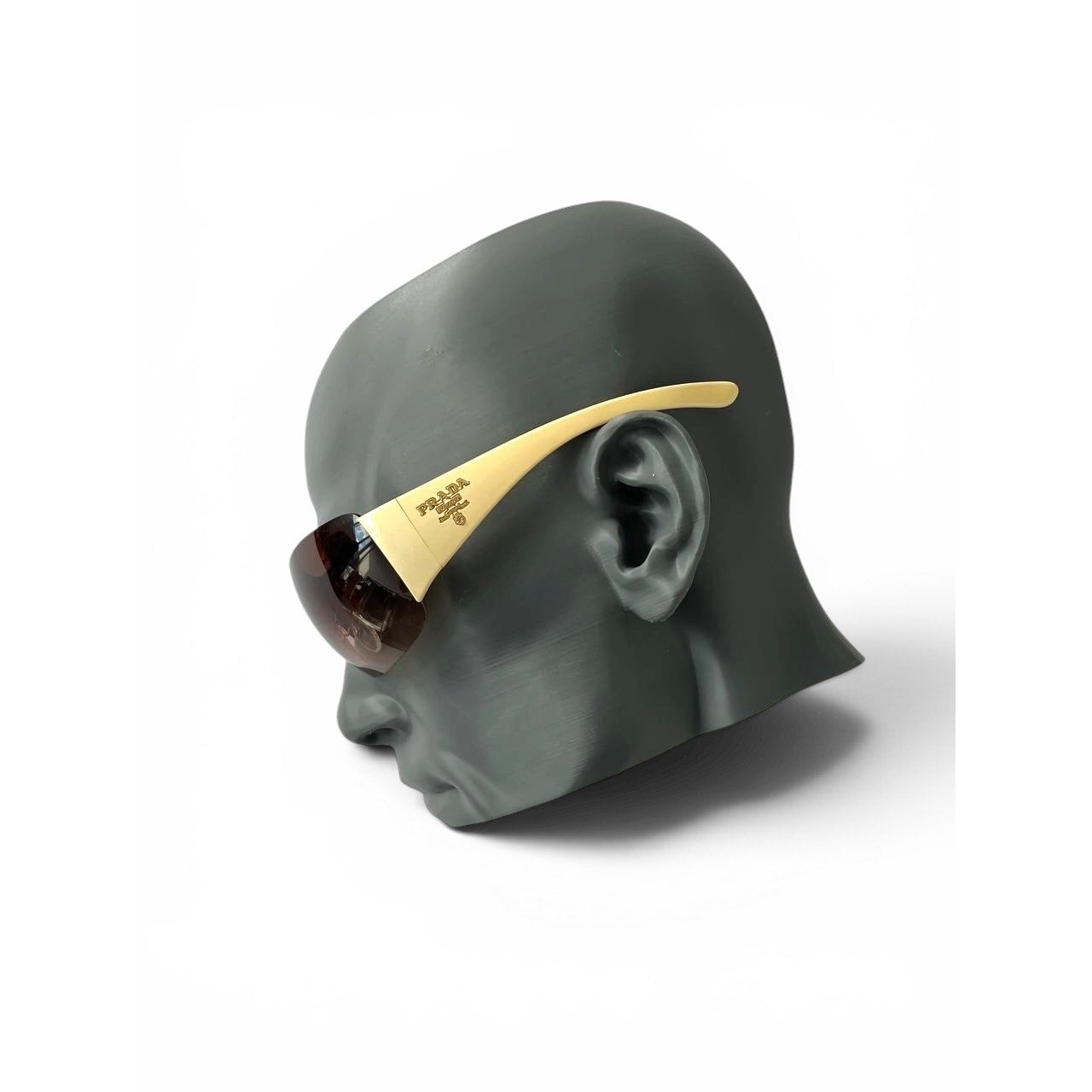 Prada Cream Shield Sunglasses