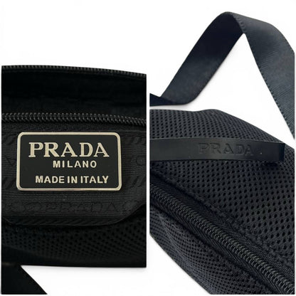 Prada Sport Mesh Red Tab Shoulder Bag