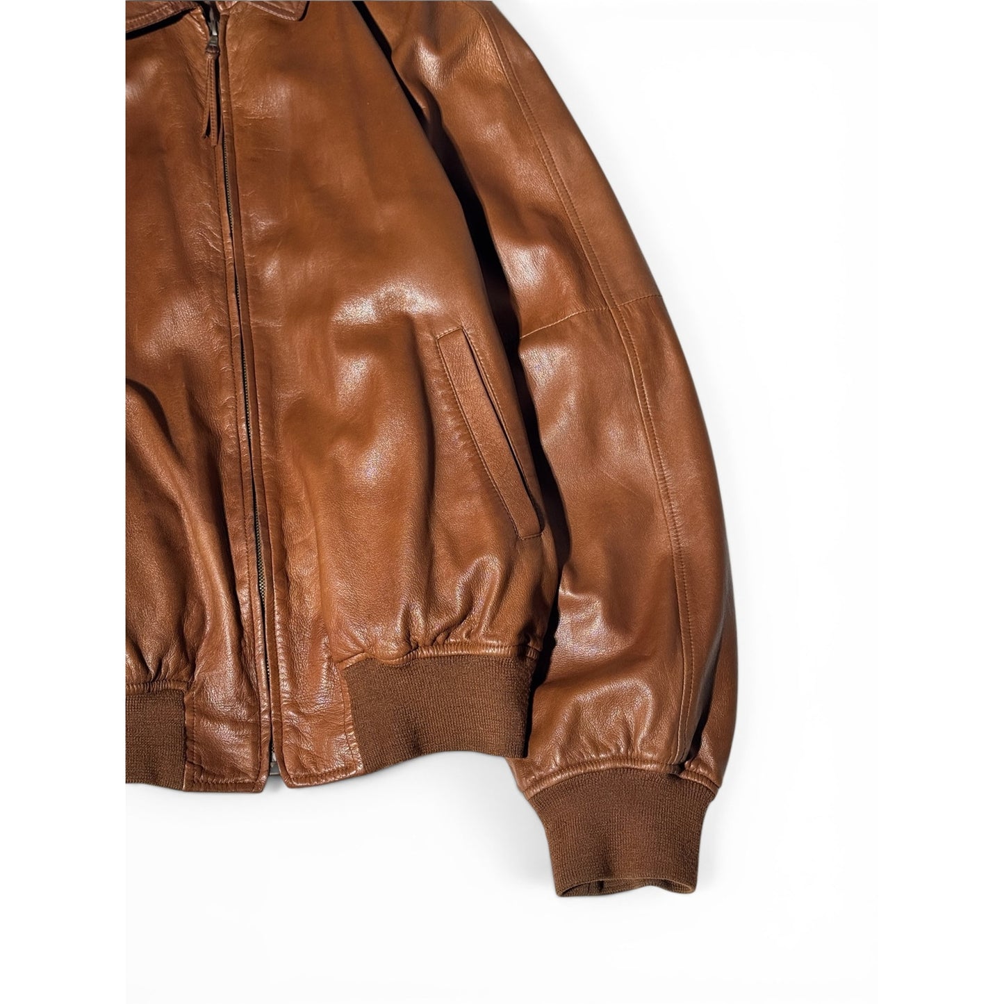 Ralph Lauren Purple Label Lambskin Leather Jacket