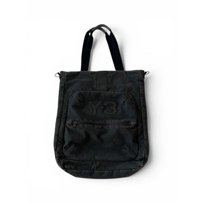Y-3 Yohji Yamamoto Faded Tote Shopper Bag
