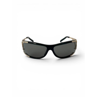 Dolce & Gabbana "DG" Logo Shield Sunglasses