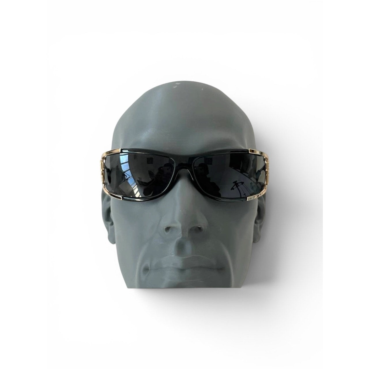 Dolce & Gabbana "DG" Logo Shield Sunglasses