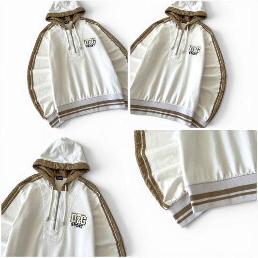Dolce Gabbana D&G Sport Half Zip Hoodie