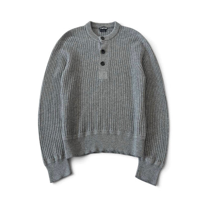 Tom Ford Ribbed Henley Sweater