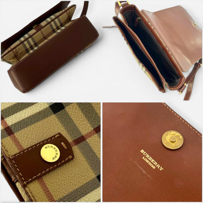 Burberry Vintage Nova Check Shoulder Bag