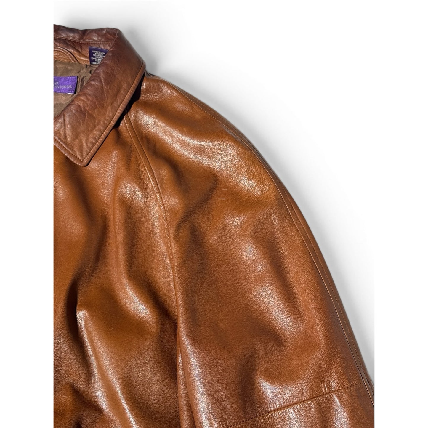 Ralph Lauren Purple Label Lambskin Leather Jacket