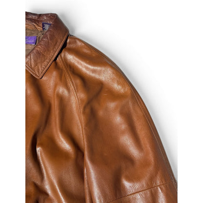 Ralph Lauren Purple Label Lambskin Leather Jacket