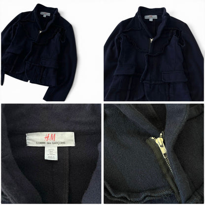 H&M x Comme des Garçons Ruffle Cropped Jacket