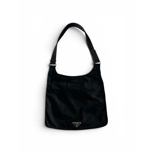 Prada Black Nylon Shoulder Bag