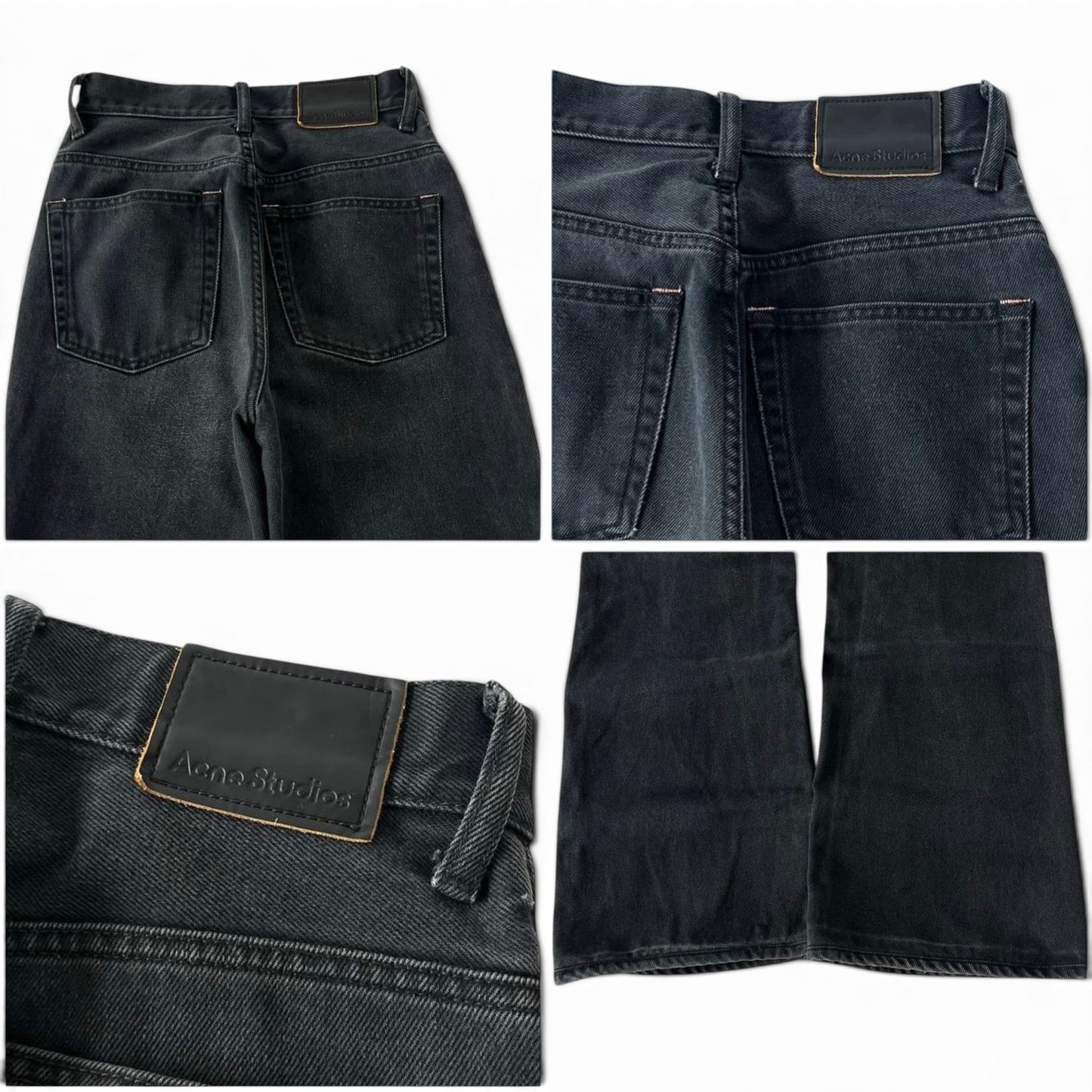 Acne Studios Wide Leg Bootcut Jeans