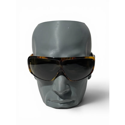 Valentino Crystal Temple Shield Sunglasses