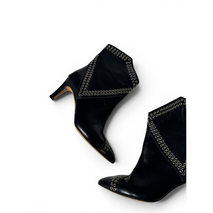 Isabel Marant Studded Leather Ankle Boots