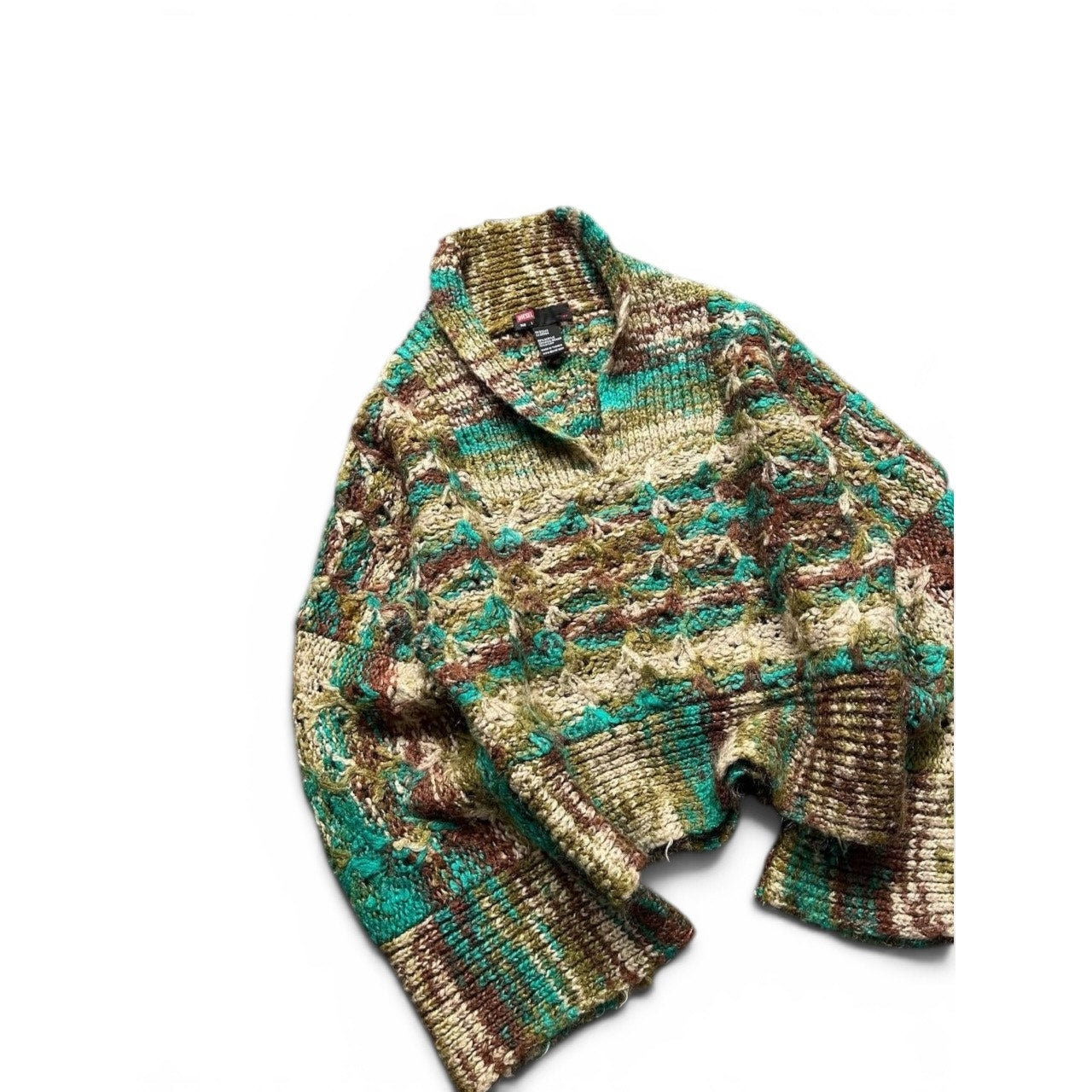Diesel Chunky Textured Mohair Knit Sweater