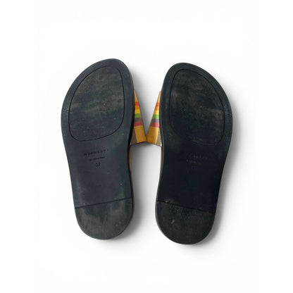 Burberry Vintage Check Rainbow Slides Sandals