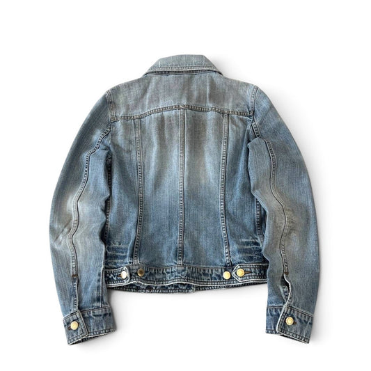 Dolce & Gabbana Denim Jacket Light Wash Distressed