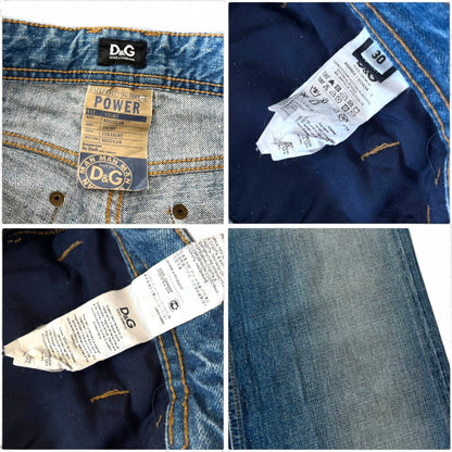 Dolce & Gabbana D&G Power Straight Leg Jeans