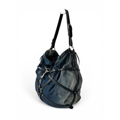 Diesel Denim Harness Shoulder Bag