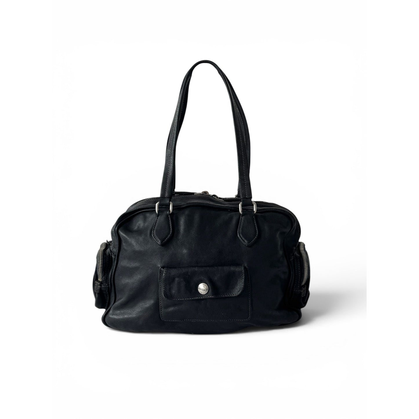 Prada Vitello Leather Cargo Shoulder Bag