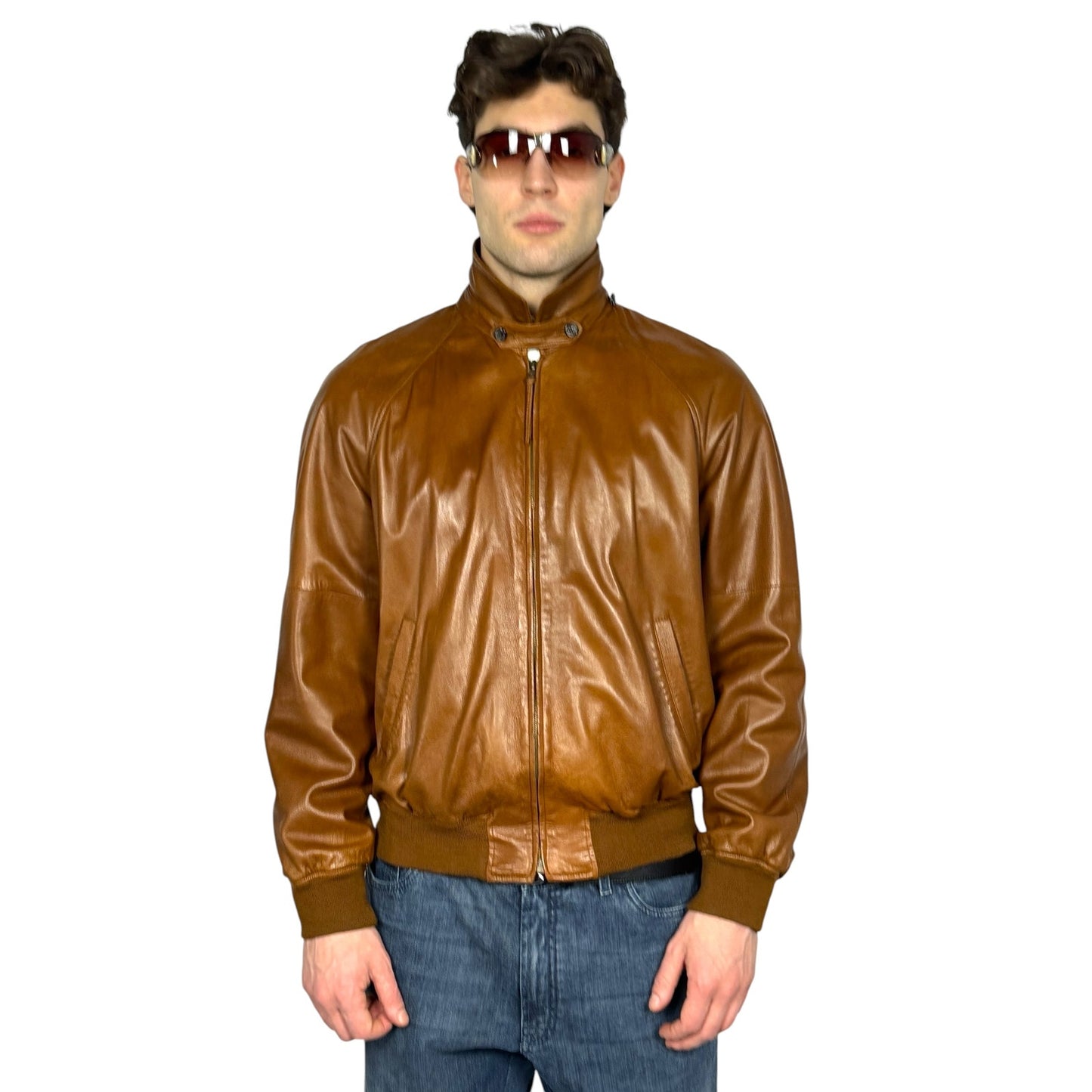Ralph Lauren Purple Label Lambskin Leather Jacket