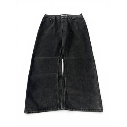 Acne Studios Wide Leg Jeans Washed Black